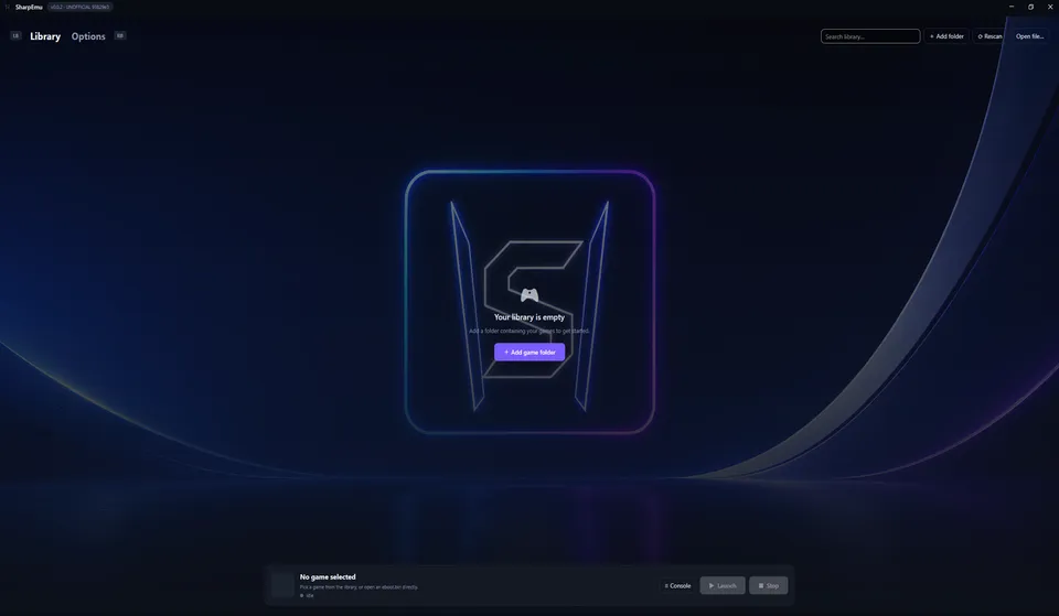 SharpEmu screenshot
