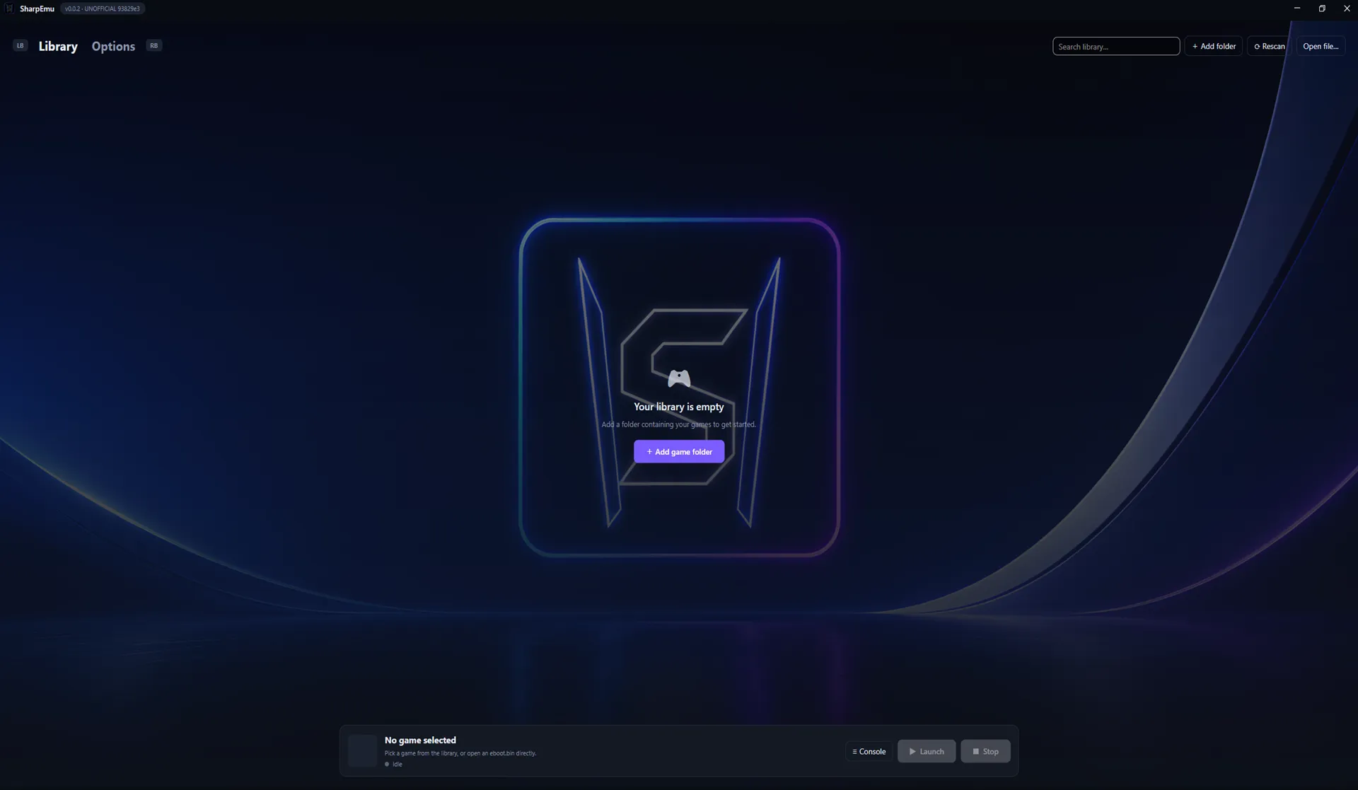 SharpEmu screenshot