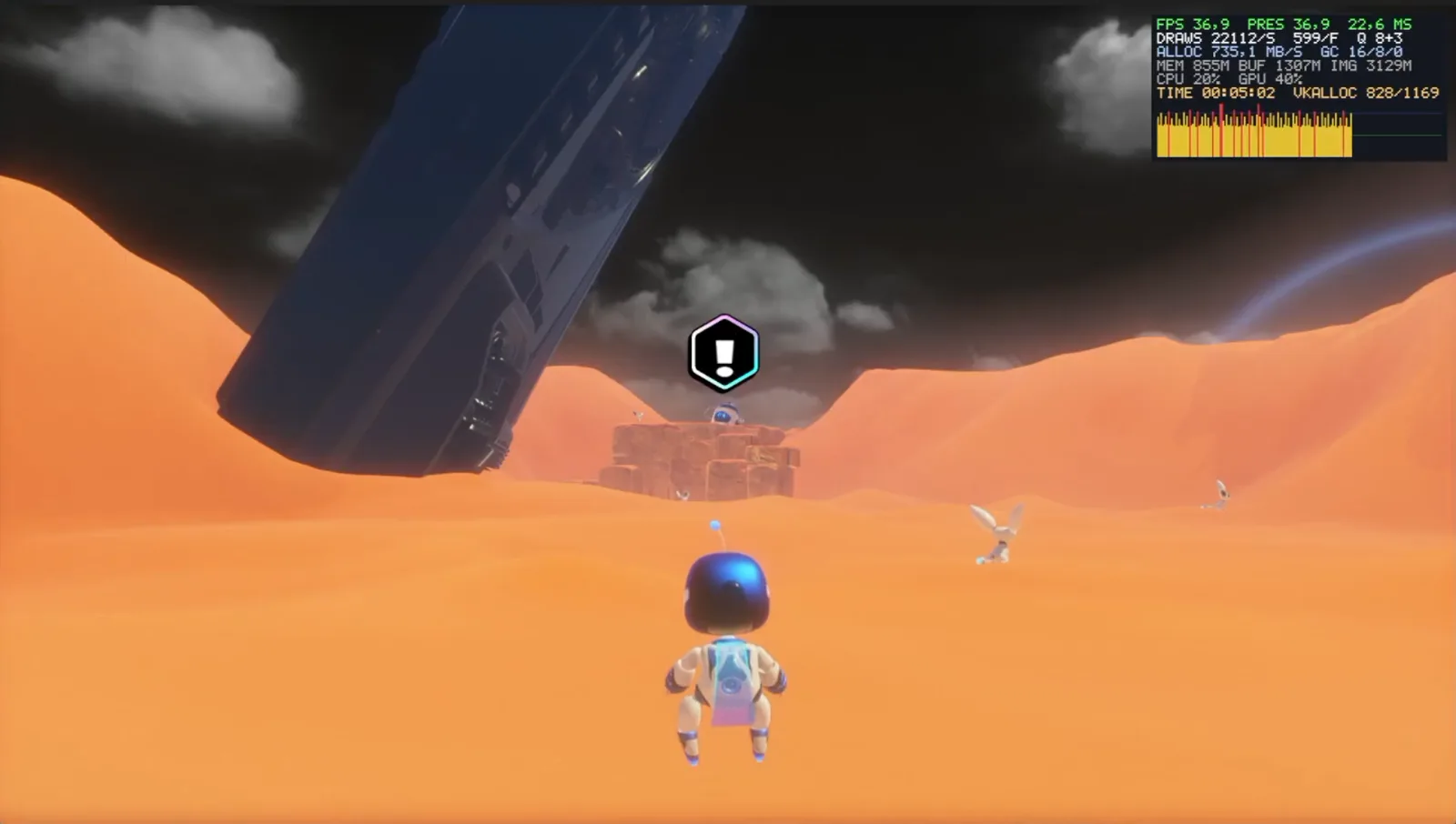 Astrobot Gameplay on SharpEmu