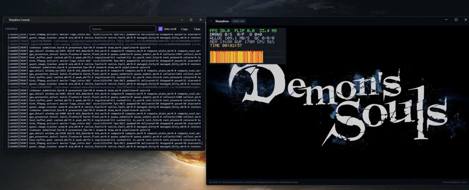 Demon's Souls at 30 FPS on SharpEmu? Yes But...