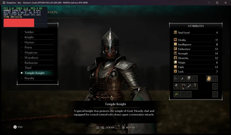 Progress Report: Demon's Souls Remake reaches character creation and more...